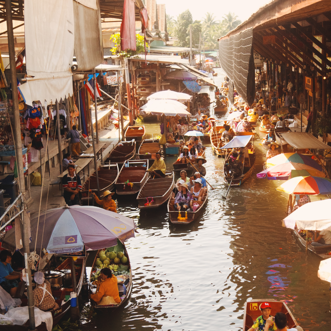 Bangkok top attractions - floating Market